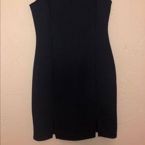 Navy blue body con dress